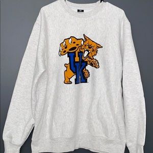 oversized UK crewneck kentucky crewneck